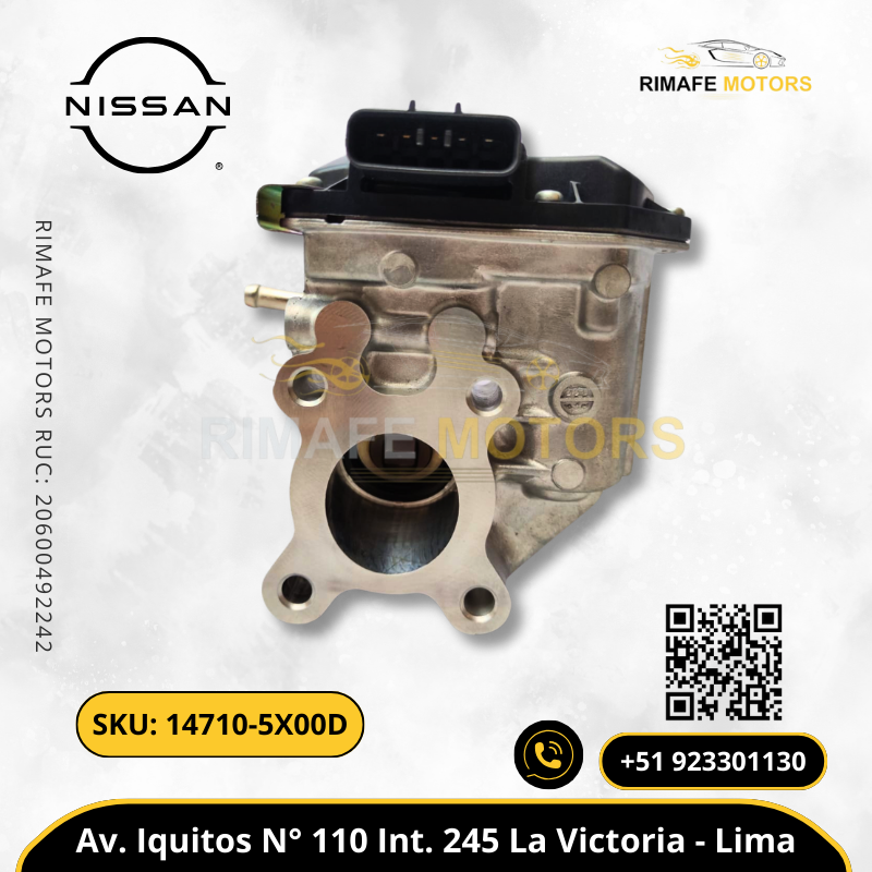 VALVULA EGR NISSAN NP300 URVAN YD25