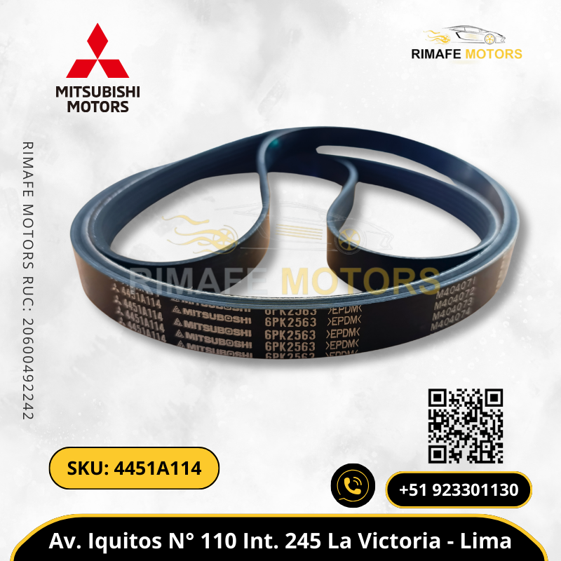 FAJA DE ACCESORIOS MITSUBISHI LANCER 4B11 OUTLANDER 4G69