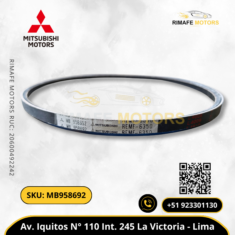 FAJA DE ACCESORIOS MITSUBISHI L200 MONTERO SPORT 4D56 OLD