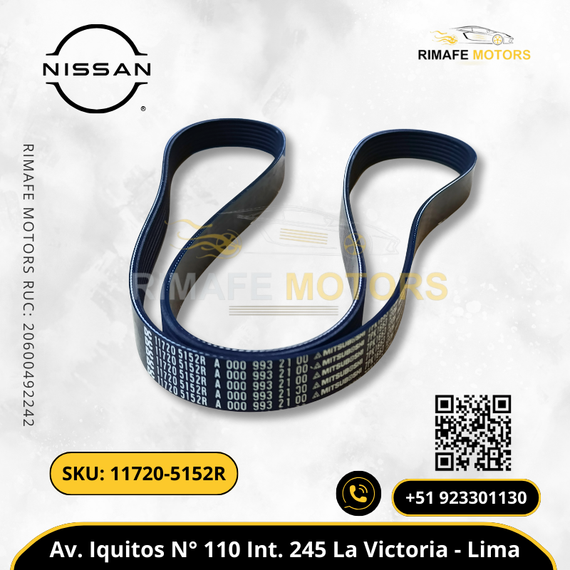 FAJA DE ACCESORIOS NISSAN NAVARA YS23 RENAULT MASTER