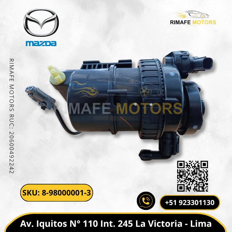 PORTAFILTRO DE COMBUSTIBLE ALL NEW MAZDA BT50 4JJ3 3.0