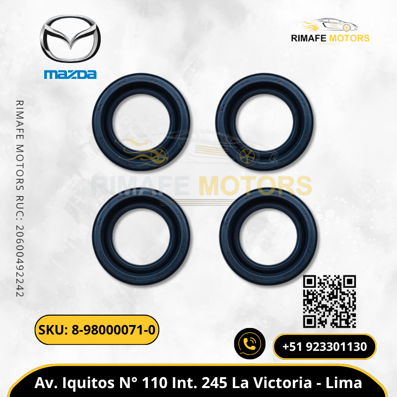 RETENES DE INYECTOR ALL NEW MAZDA BT50 4JJ3 3.0