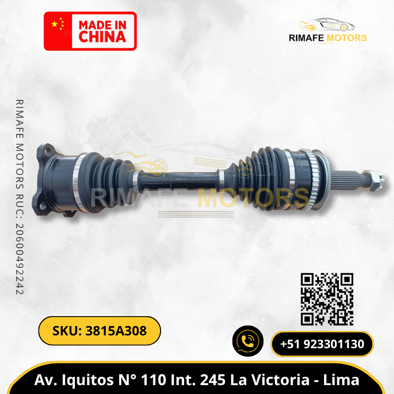 EJE DE PALIER DERECHO MITSUBISHI L200 MONTERO SPORT 4D56 4N15