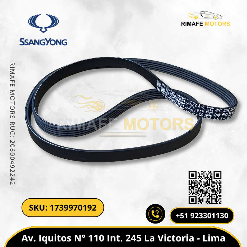 FAJA DE ACCESORIOS SSANGYONG TIVOLI G16F 1.6